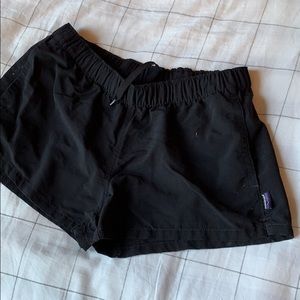 Patagonia Black Baggies 3” Shorts